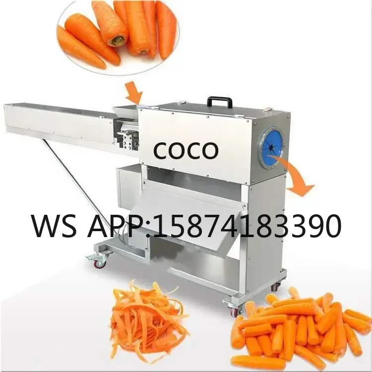 99.9% Peeling Rate Artificial Carrot Peeling Equipment Automatic Carrot Peeling Machine