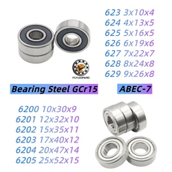 1PCS 623 3x10x4, 624 4x13x5, 625	5x16x5, 6202 15x35x11 ZZ/RS Bearing ABEC-7 For Motorcycles Engine Crankshaft Ball Bearings
