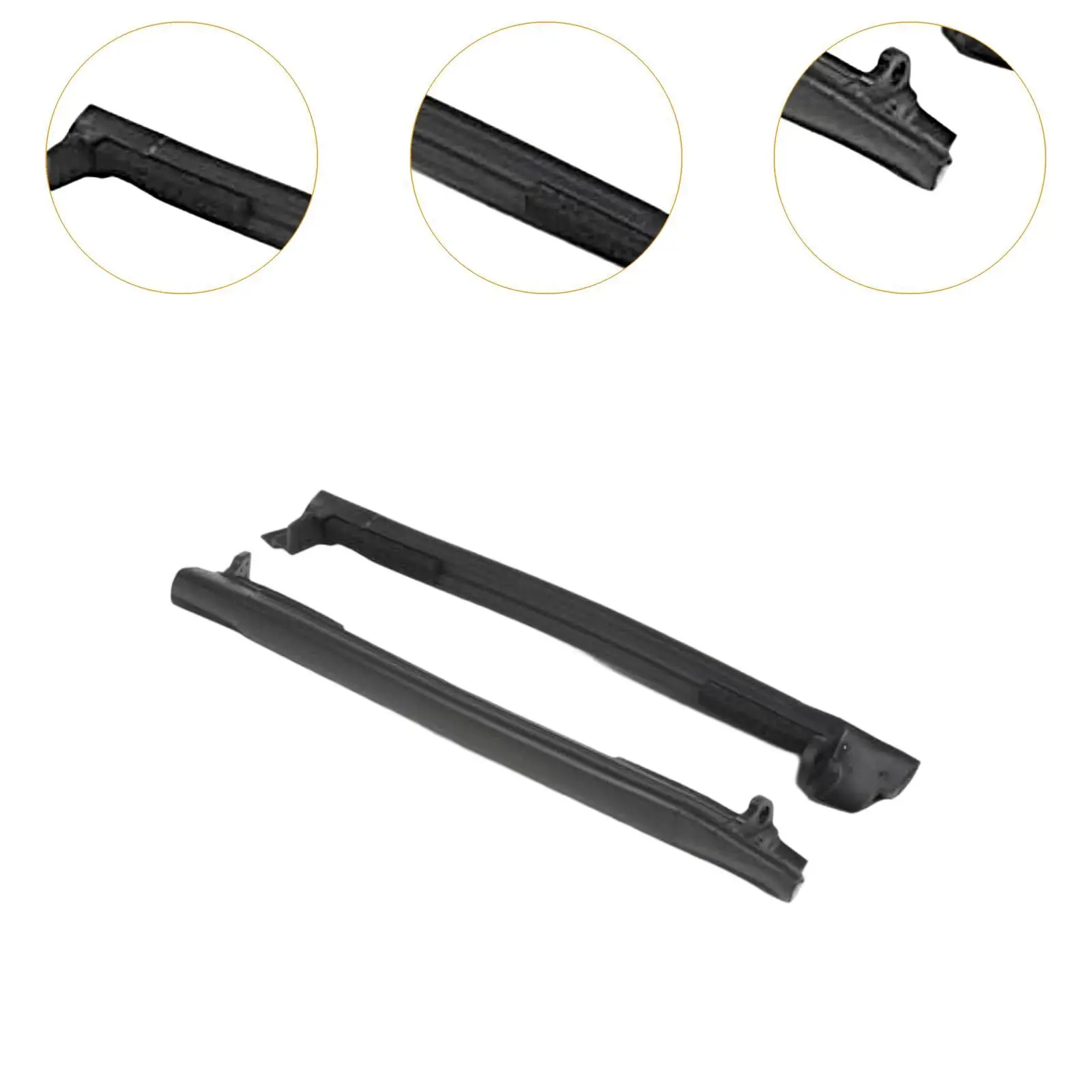 

2x Уплотнители для боковых окон (верхнее крепление), артикул 10313370, термостойкие, удобные, высокопроизводительные заменители