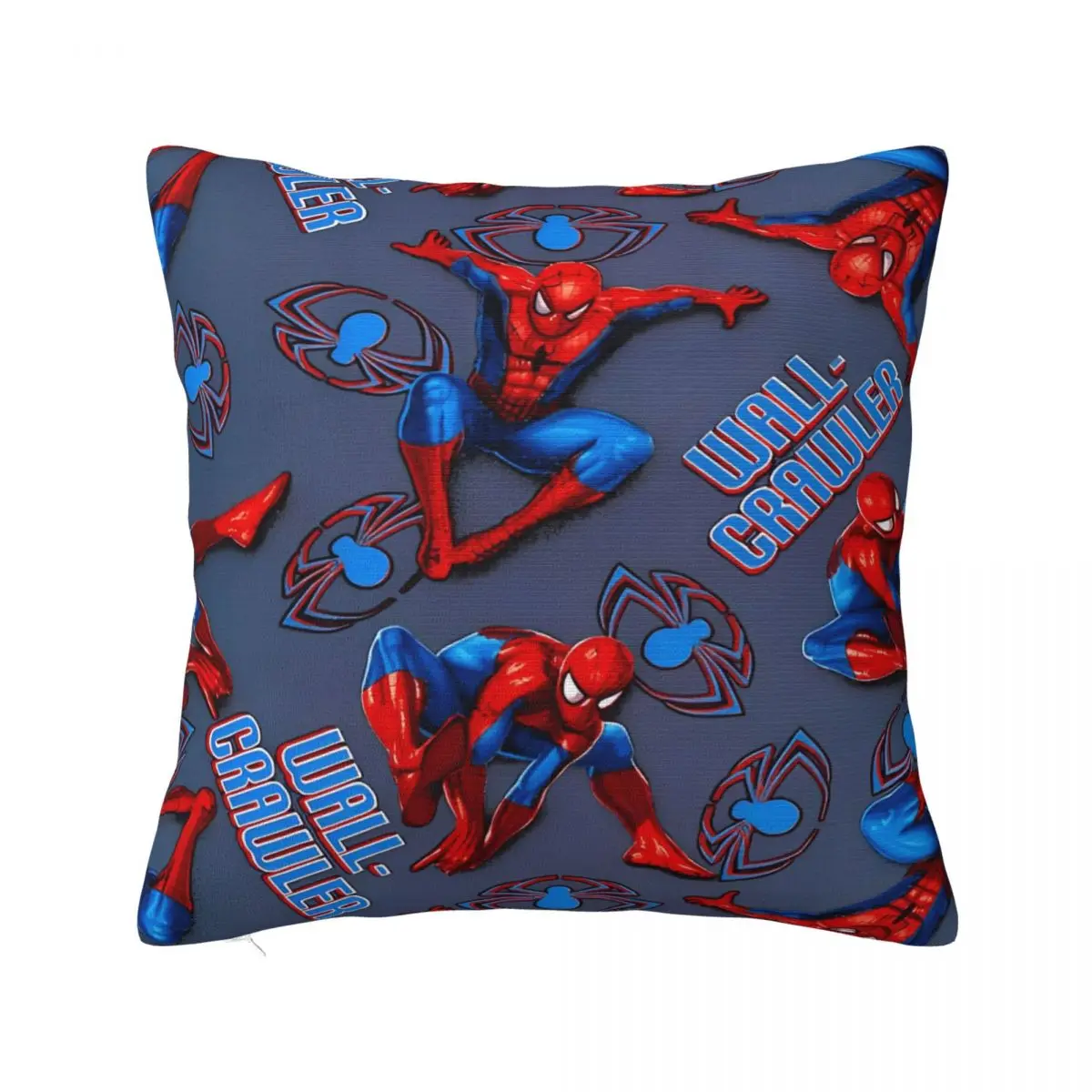 

Cartoon Spider Man Spider-Man Pillowcase Kawaii Print Home Sofa Throw Pillowcovers Car Cushion