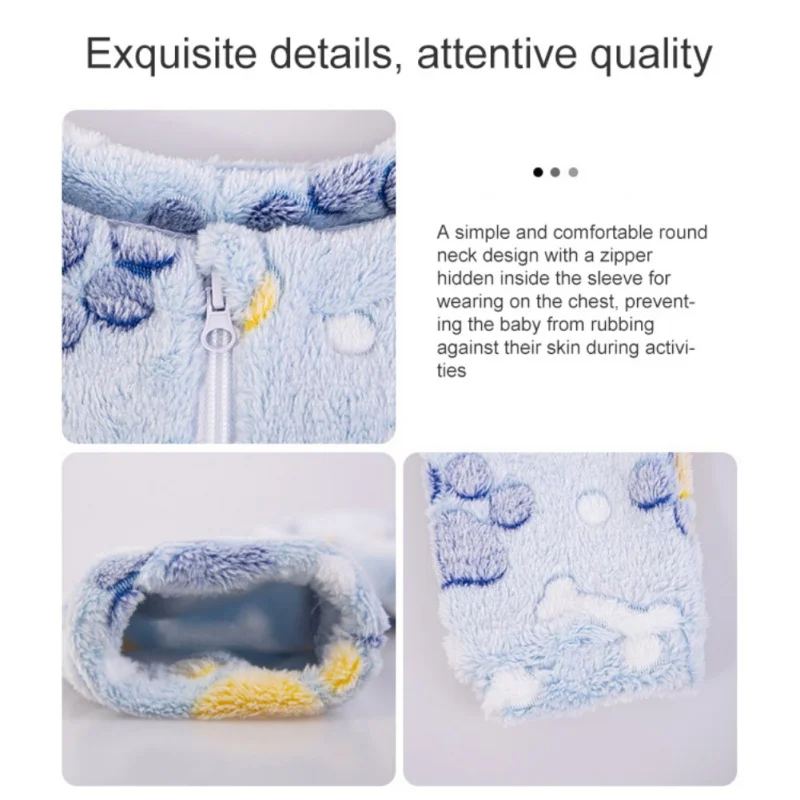 Детские зимние плюшевые пижамы, комбинезон, детская одежда для сна с мультяшным принтом, сохраняющая тепло, фланелевые флисовые комбинезоны для мальчиков и девочек D2L