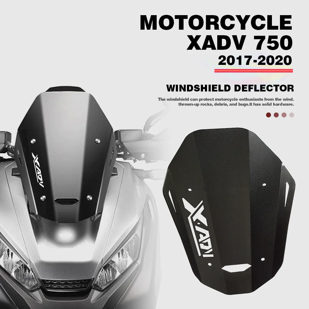 

Motorcycle FOR HONDA xadv 750 2017 2018 2019 2020 Accessorie Windshield Windscreen Wind Shield Deflectore Aluminum Alloy XADV750