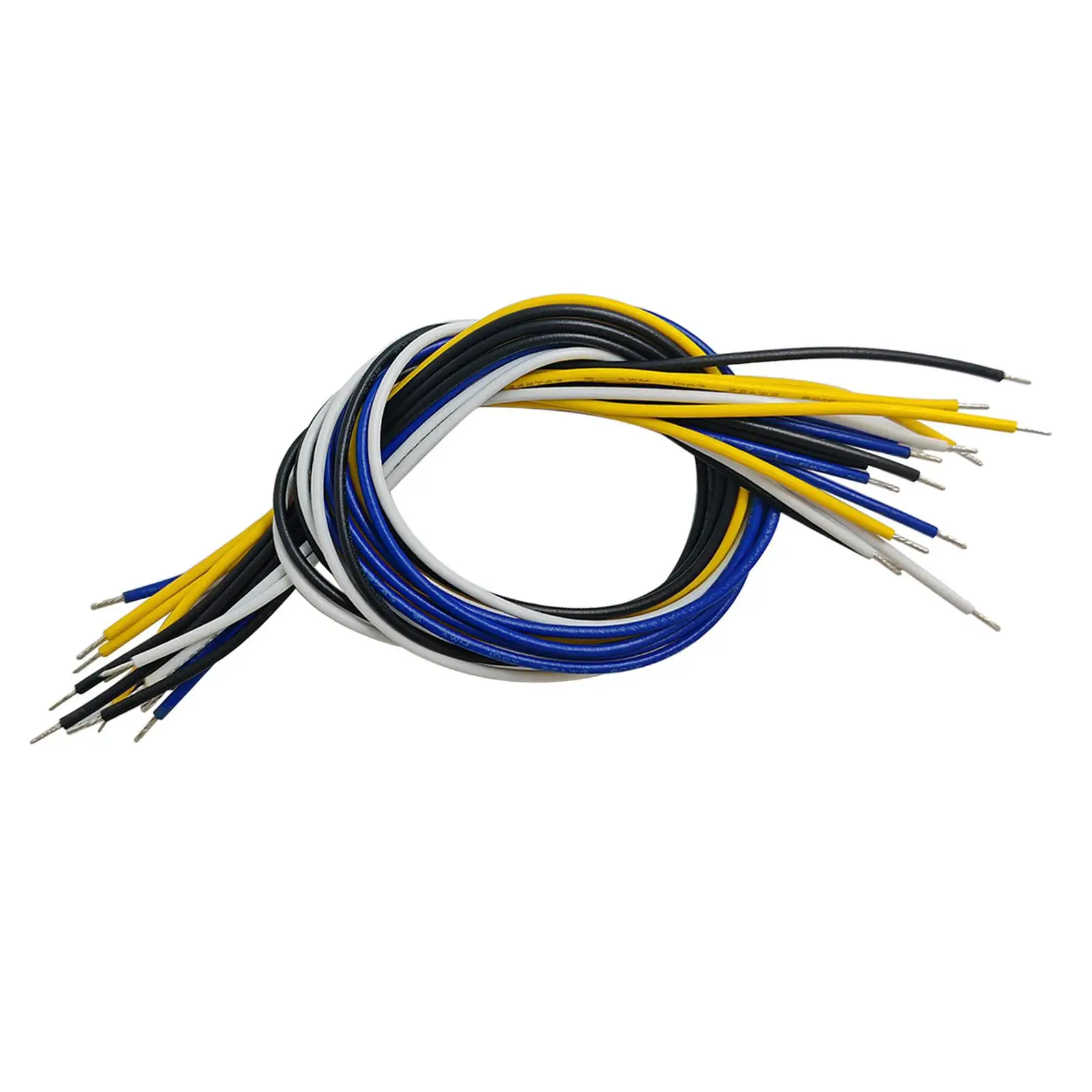 Guitar Pickup Wire Metal Core 22AWG Flexible 30cm Color Coded for Amplifier Board Cable Kit Musical Instrument Repair