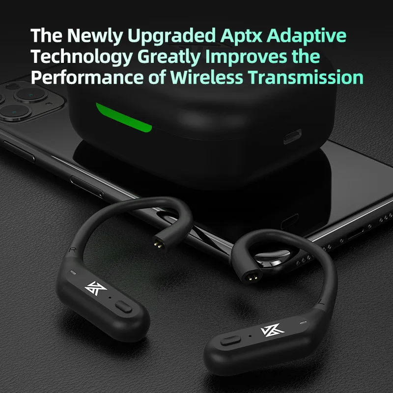 KZ-XZ10 하이브리드 드라이버 Kz xz10 이어후크 이어폰 - 블루투스 5.3 및 유선 콤보 aptX 지원 ZS10 Pro, ZSN Pro, D-FI용
