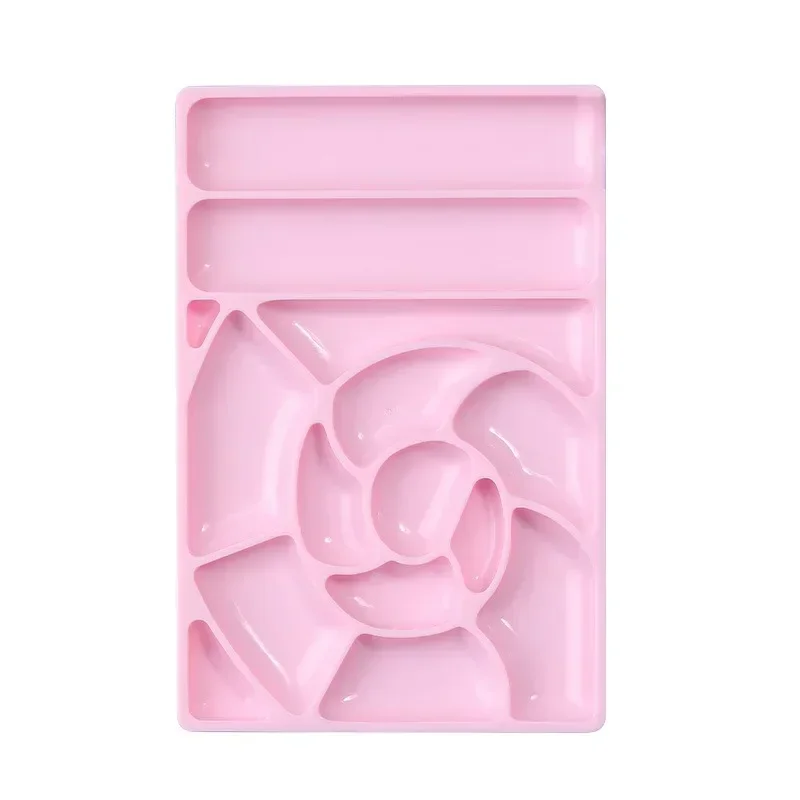 일본 플라스틱 매니큐어 접착제 색상 혼합 플레이트 광선 요법 접착제 물 색상 헤일로 염료 디스플레이 네일