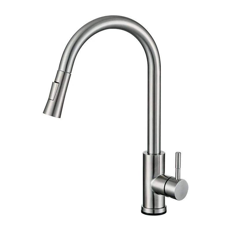 Imagem -06 - Torneira de Pia de Cozinha Smart Touch em 304 Pull-out Quente e Frio Água Misturada Tap Wash Basin Aço Inoxidável