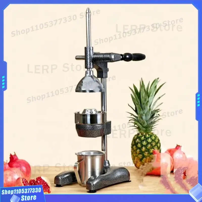 Manual Citrus Juicer Stainless Steel Hand Press for Orange Lemon Pomegranate Fruit Squeezer Kitchen Tool Easy Clean Portable