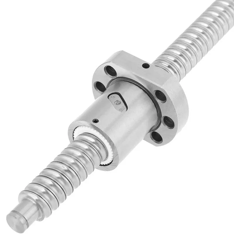 CNC Ball Screw C5 1605 Flange Single BallNut BK/BF12 RM1605 End Machined CNC SFU1605 200 250 300 350 400 450 500 550 1200 mm