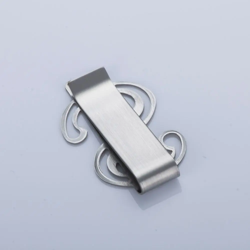 Silver Tone US Seller Holder Dollar Sign Credit Card Holder Money Holder Clip Money Clip