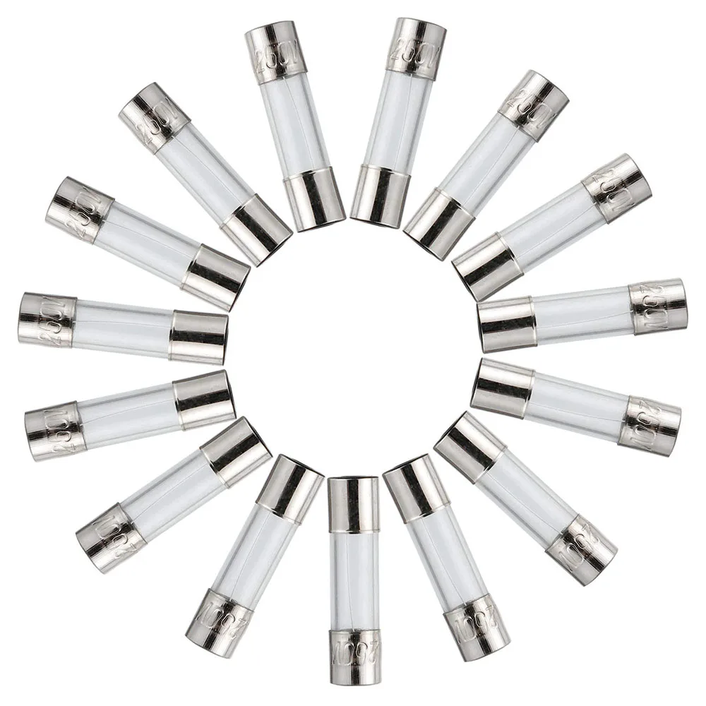 300 Stück Schnellwirkende Glassicherungen Sortiment-Set 5x20mm 250V 0,1 0,2 0,25 0,5 1 1,5 2 3 4 5 8 10 12 15 20A im Kunststoffkasten – Detail 6