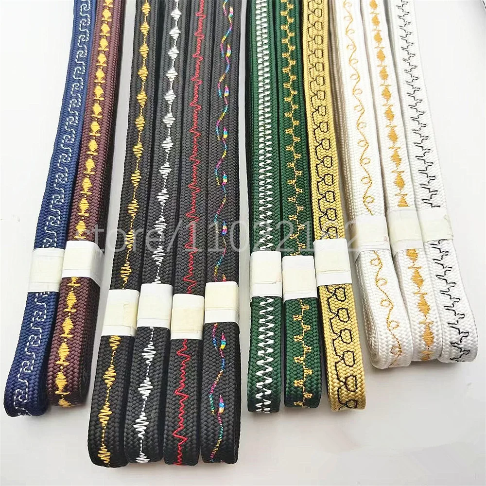 Good Quality Two Tone Thick Silk Rope Sageo For Japanese Katana Samurai Knife Sword Wakizashi Tanto Fittings
