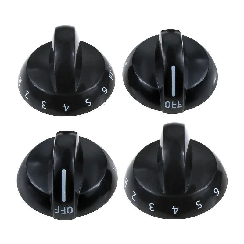 Stove Burner Control Knobs 316220009 Replacement for Frigidaire Crosley Tappan 4-Pack