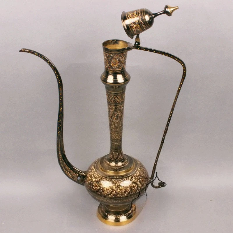 

Copper wine jug handmade decorative decoration large pot Xinjiang hotel decoration