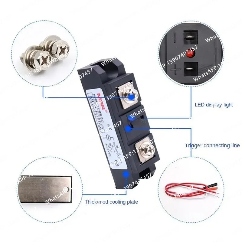 LED Indicate Industrial Solid State Relay SSR DC-AC MGR-HS360Z MGR-HS380Z MGR-HS3100Z MGR-HS3120Z Switch 60A 80A 100A 120A 200A