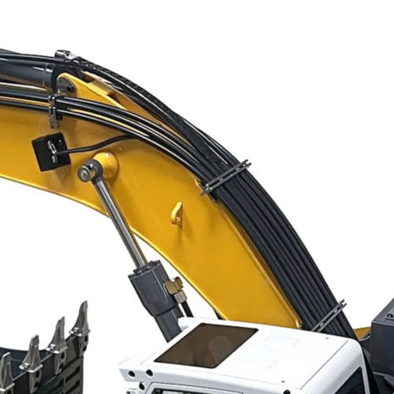 XDRC 945 1/14 RC Hydraulic Excavator for Remote Control 5CH Reversing Valve Quick Coupler Motor Servo ESC Toys Model THZH1433