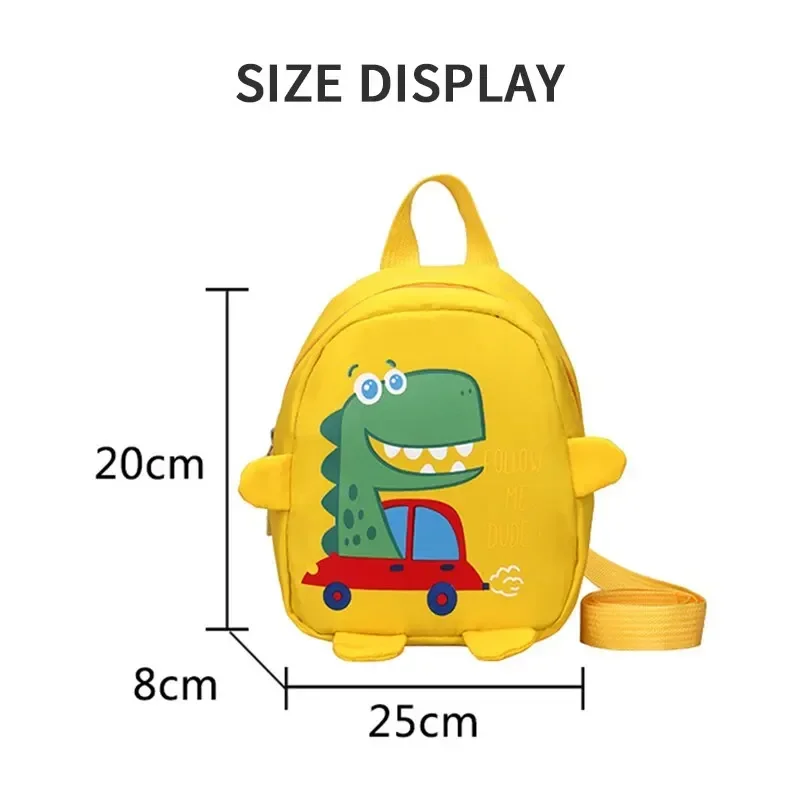 Cute Kids Cartoon Mini Dinosaur Anti Lost Backpack Bag Kindergarten Boys Girls School Bag Schoolbag for Children