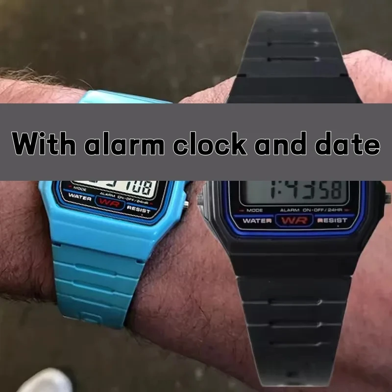 Mode marque de luxe enfants montre Silicone sport LED électronique multifonction enfants montres numériques coloré hommes femmes horloge