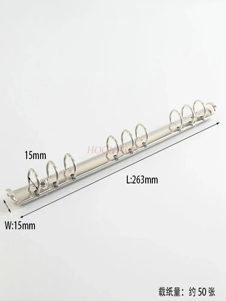 Zakelijk notitieboekje subbinder B5 bindende binnenkernmap archiefclip metalen ijzeren ring