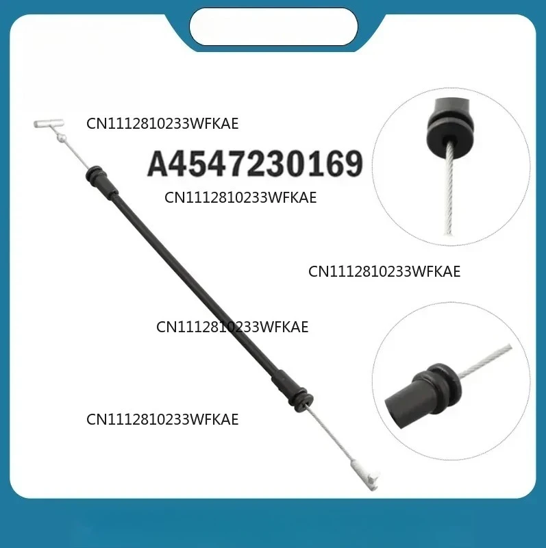 For-Smart Car Forfour(454) 1st Generation 2004-2006 Front Exterior Door Handle Cable A4547230169 R5E9 4547230169 Car Shift Cable