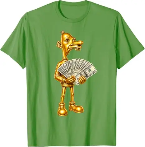 Rich Neegy Brainrot Meme Tuff Flexing Ironisches Gen Alpha Gen Z T-Shirt Y2k Grafik Weiches Baumwoll-T-Shirt Humor Streetwear Kleidung – Detail 10
