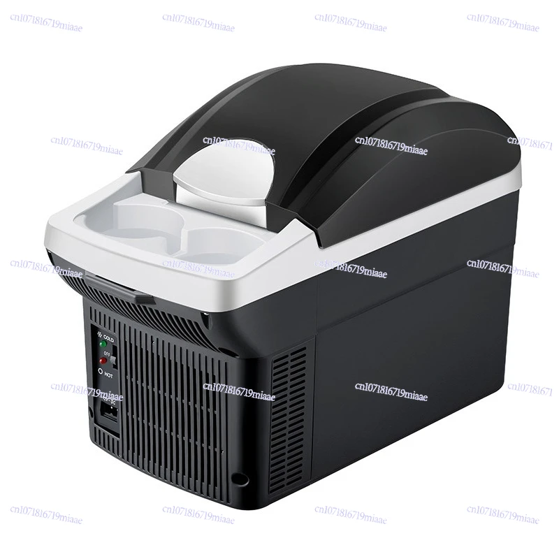 Car refrigerator 8 liters family car dual-purpose cold and hot box car refrigerator mini small refrigerator