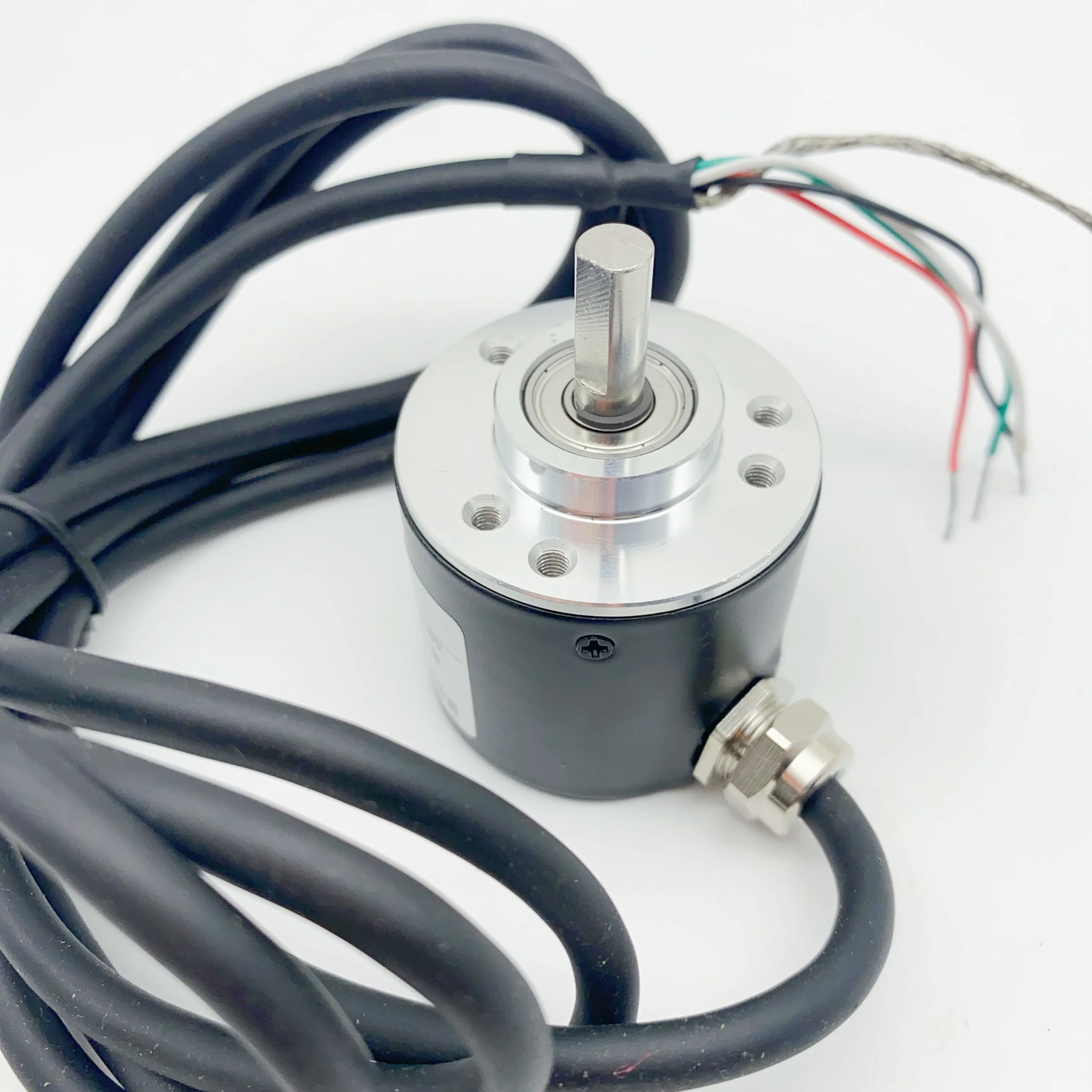 38S6G5-B-G24N Rotary Incremental Encoder AB 2 Phase connection 50/100/200/360P/R 5-24V Solid Shaft DC Open collector output NPN
