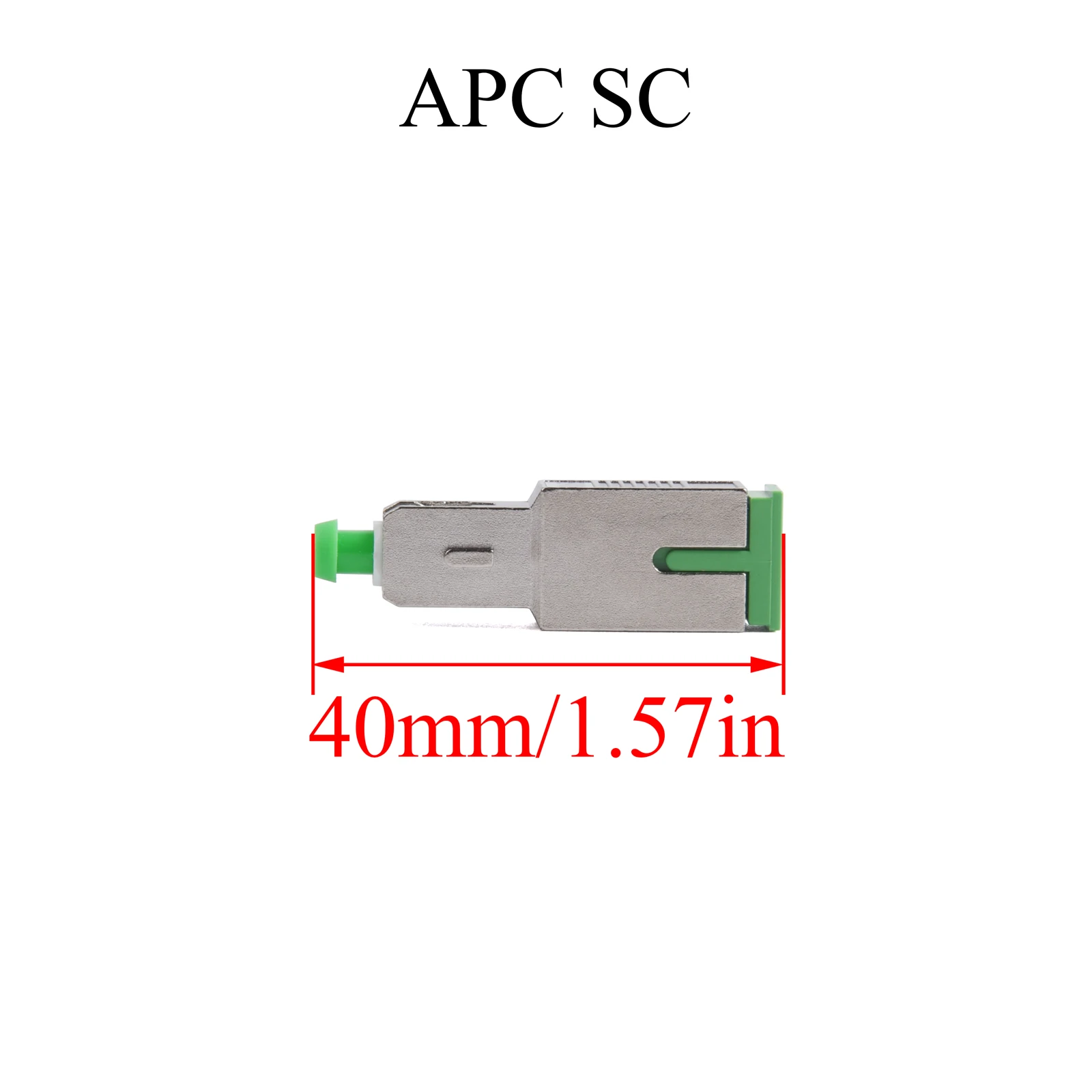 2PCS APC SC Fiber Attenuator 3DB-20DB Single-mode Fiber Optic Adapter SC Male to SC Female Connector 3DB/5DB/7DB/10DB/15DB/20DB