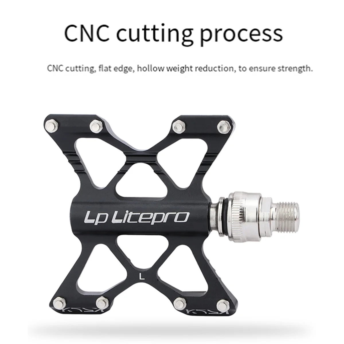 

Lo-ok K5 Быстросъемная педаль Расширенная нескользящая сверхлегкая герметичная подшипница Складные велосипедные педали Велосипедная часть Серебристый