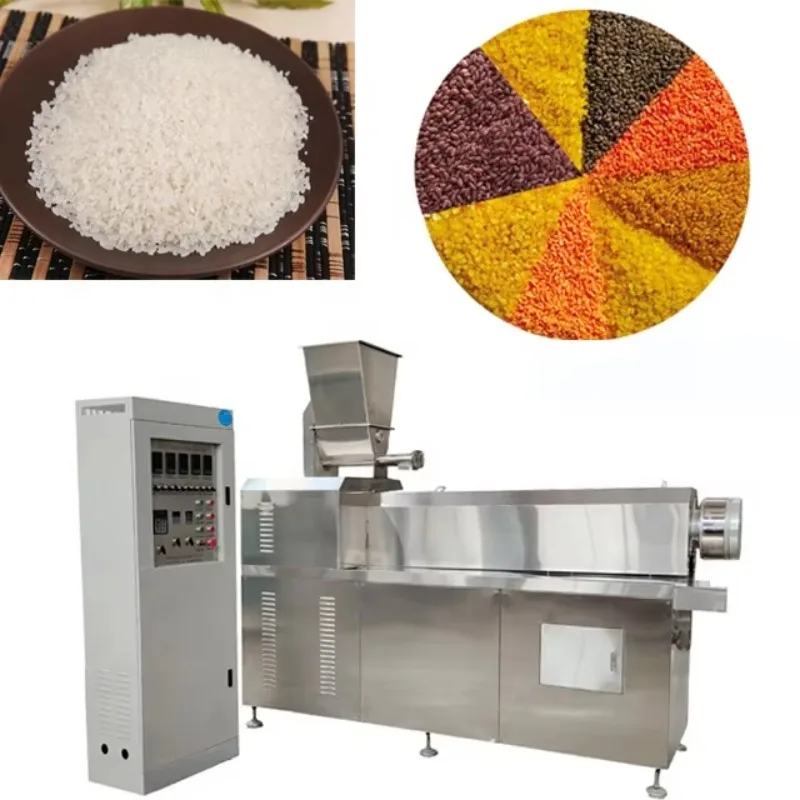 Fully Automatic Fortified Rice Making Machine Nutritional Artificial Rice Extruder Processing Line Plant Instant Rice Production