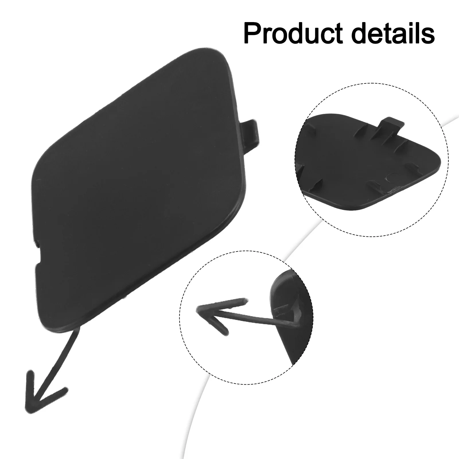 For Nissan Altima 2010 Coupe Front Bumper Cover Altima Tow Hook Cover Easy To Use Non-deformation For Nissan Altima