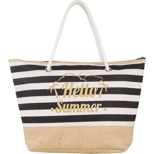 Trend Women's Beach Bag Black (Zippered) 2021 trend summer beach flashy quality the most beautiful