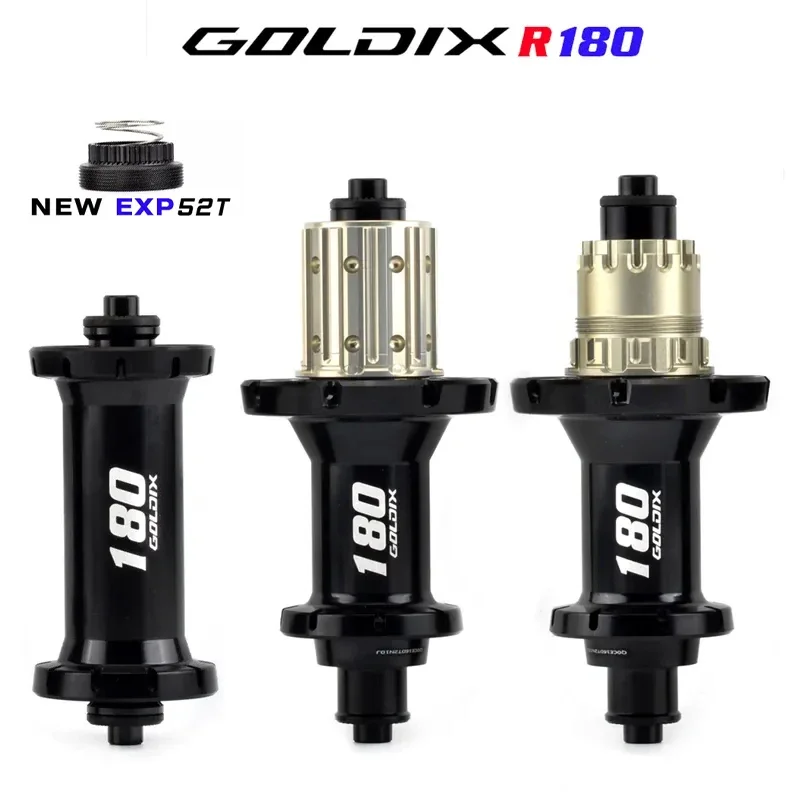 

GOLDIX R180 Highway U-shaped Brake Ultra Light 52T Ratchet 20H 24H 2:1 Hub for SHIMANO and SRAM Transmission Systems