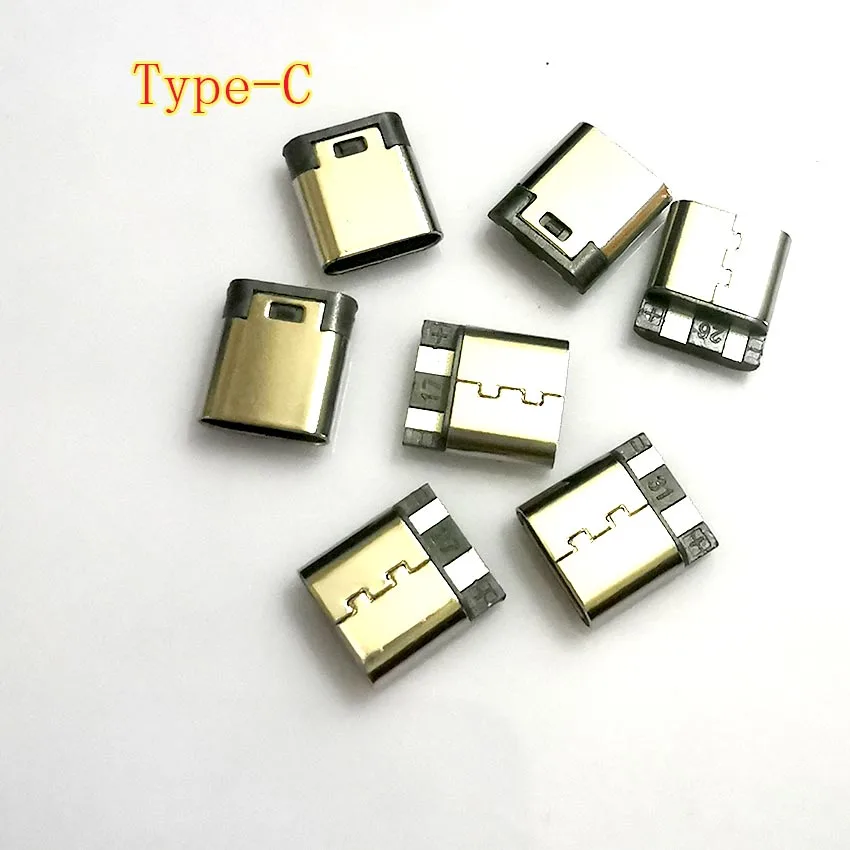 

2-10PCS Type-C 3.1 Female Charging USB Female Connector 2P Simple Soldered Female Fast Charging High Current