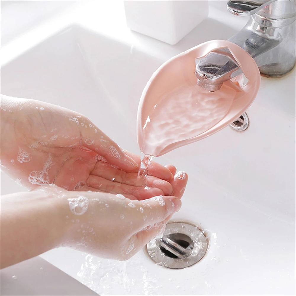 1PC Silikon Wasserhahn Extender Wasser Sparen Helfen Hände Waschen Gerät Bad Küche Zubehör Waschbecken Wasserhahn Verlängerung