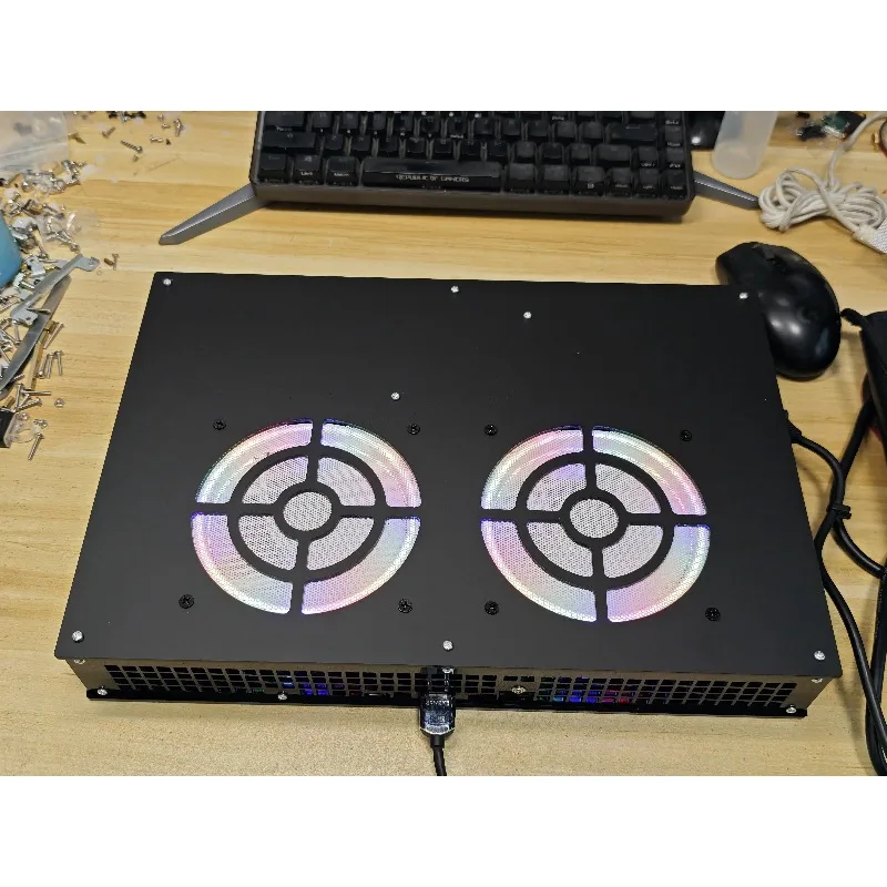 Notebook Change All-in-one Machine Plus Touch Screen with Fully Transparent Chassis DIY Customized Acrylic Box Portable Chassis
