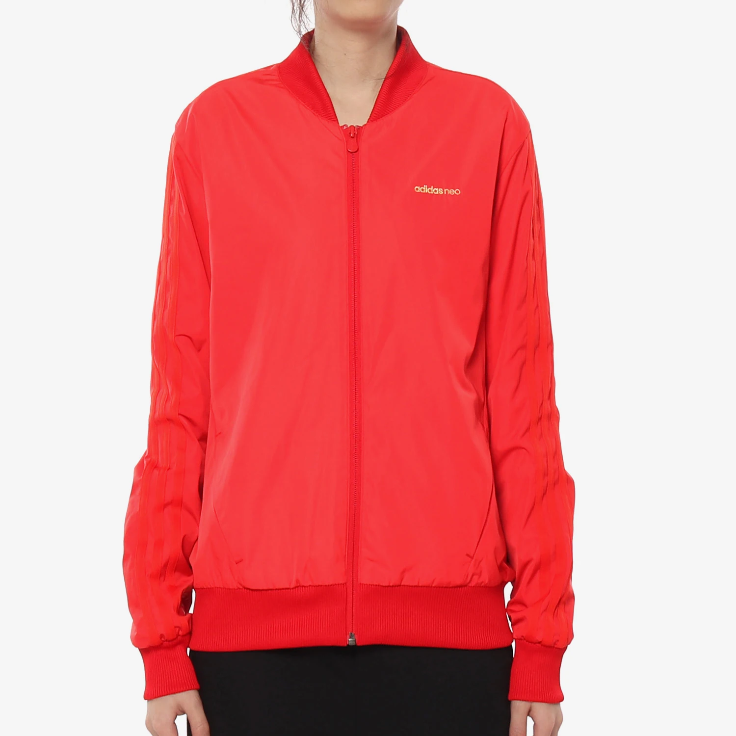 

Оригинальная женская спортивная куртка Adidas с принтом и воротником DZ7606