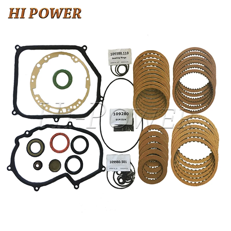

01P O1P Auto Transmission seal overhaul Kit friction plate For VW Jetta Car Gearbox Clutch Disc Repair Kit gasket