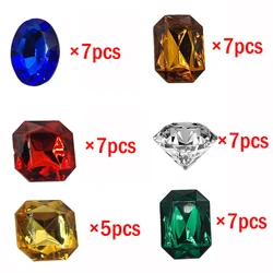 Enhance Your  Board Game with our 40-Piece Set of Acrylic Jewels - Perfect for Gamers on-the-Go
