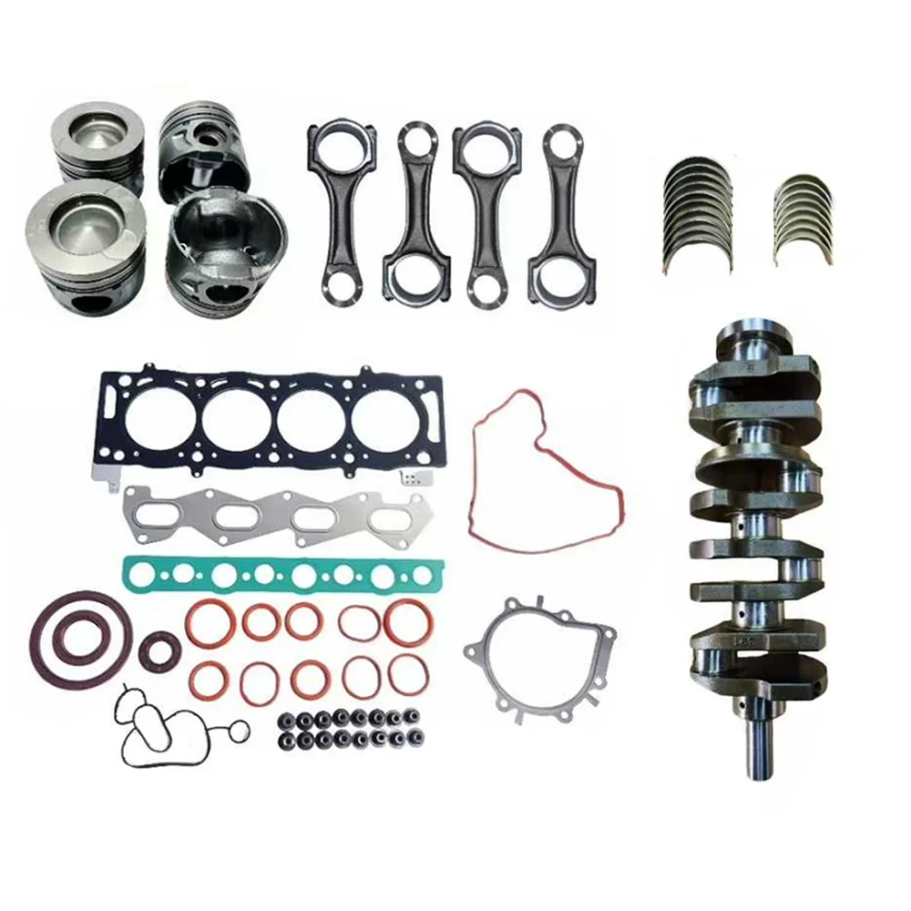 Engine Overhaul Kit Crankshaft Gasket Piston With Ring Connecting Rod Bearing Set For Land Rover Jaguar 224DT 2.2L Diesel Engine