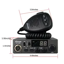 LT-298 27 MHz Marine CB Transceiver/ 40 Channels Car CB Radio