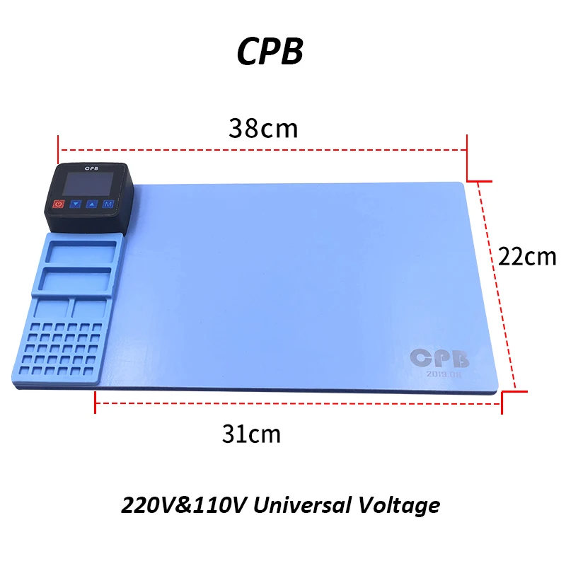 Mijing CPB Repair Heating Plate Mobile Phone LCD Screen Separator Remover Tools Open iPad  Mat Rubber Refurbish Disassemble Kits