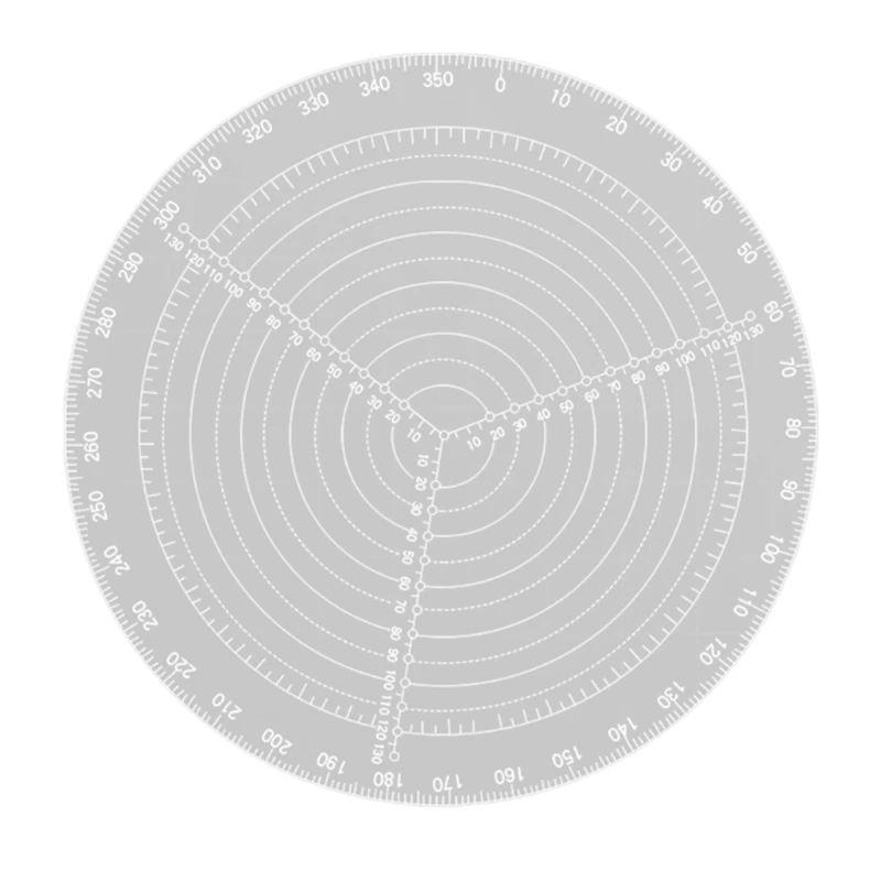 

Transparent Acrylic Drawing Circles 200/300MM Center Finder Woodworking Applicable Woodturners Bowls Lathe Dropship