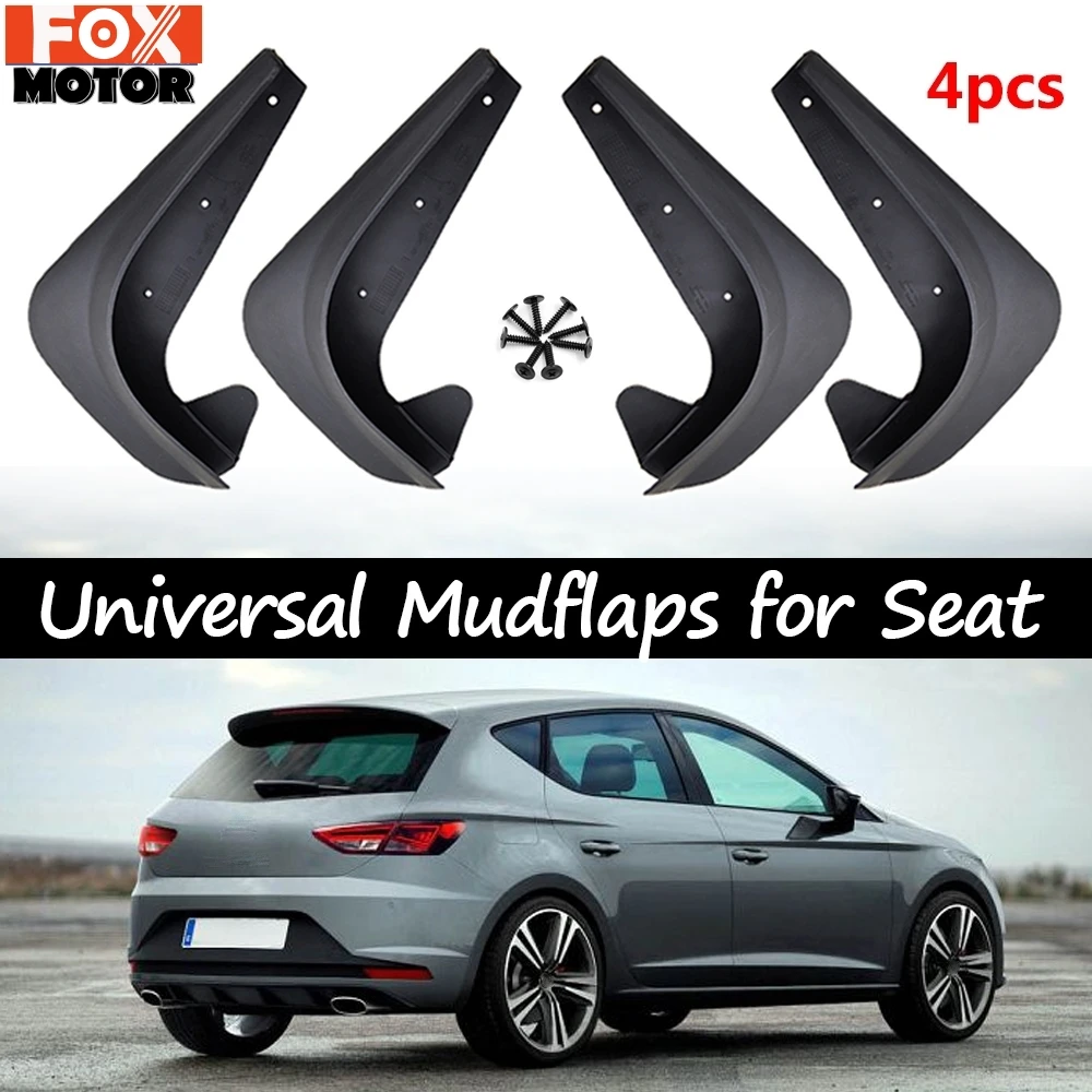 4 sztuk uniwersalny Mud klapy błotniki Splash Guards błotniki przednie tylne dla Seat Alhambra Altea Cordoba Exeo Ibiza Leon Toledo mii