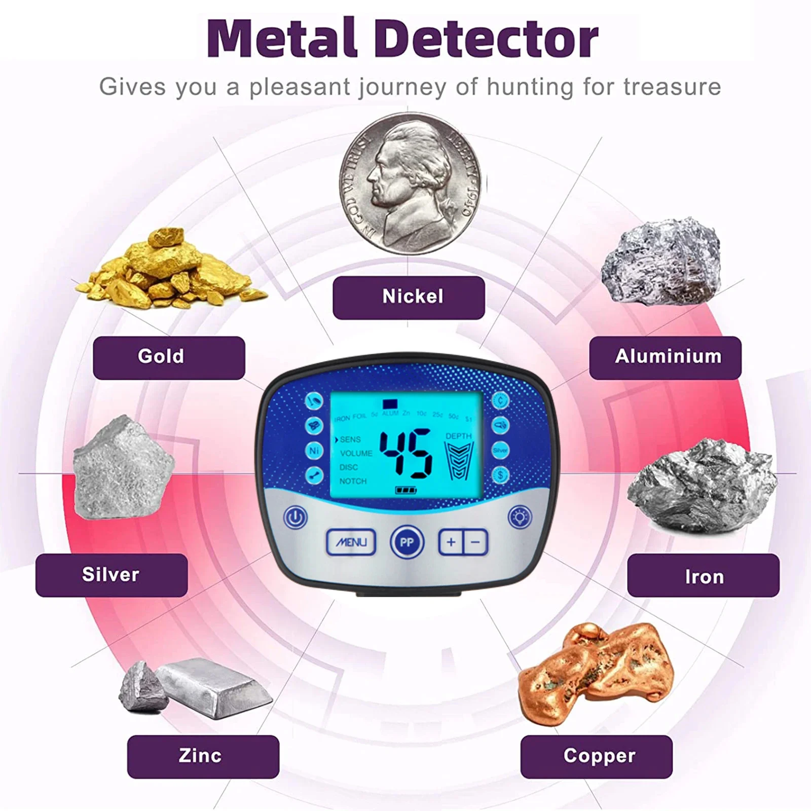 TX11MD990 profesjonalny podziemny wykrywacz metali 10.2 Cal wodoodporna cewka wysoka czułość wykrywacz metali wykrywacz metali przenośny