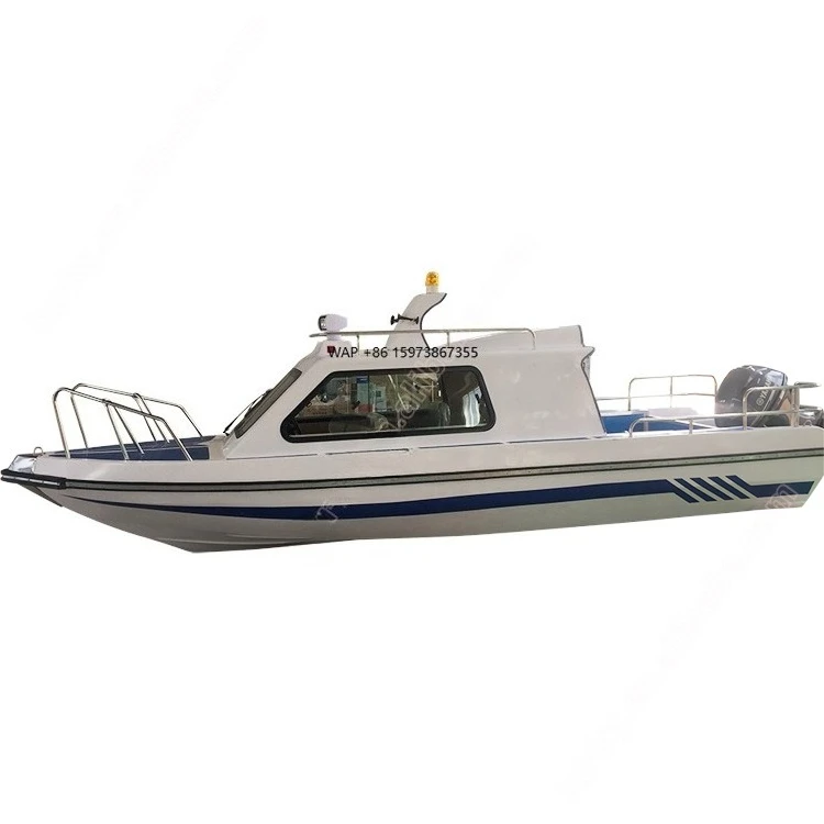

Fiberglass Center Console Speed Fishing Boat with Outboard Engine