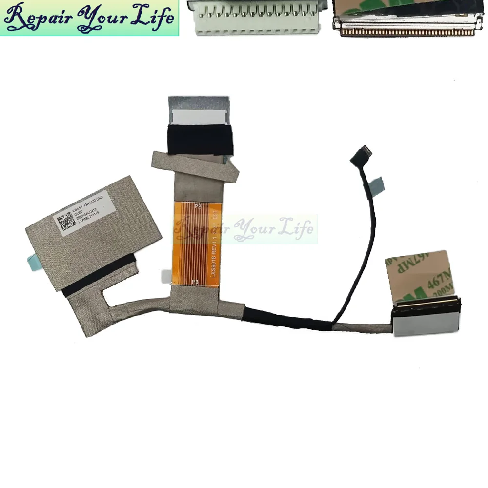 LCD UHD 0LED Cable For HP Spectre X360 13-AW 13T-AW 13-AW0000 DD0X3ALC410 X3A 40pin Laptop LVDS FHD Screen Display Video Cables