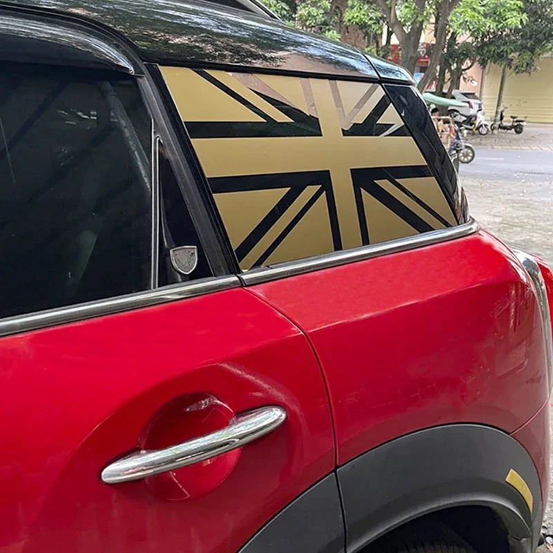 Car Window Sticker Vinyl Union Jack Decal For MINI Cooper R60 R56 F56 F55 F57 F60 F54 Decoration Auto Tuning
