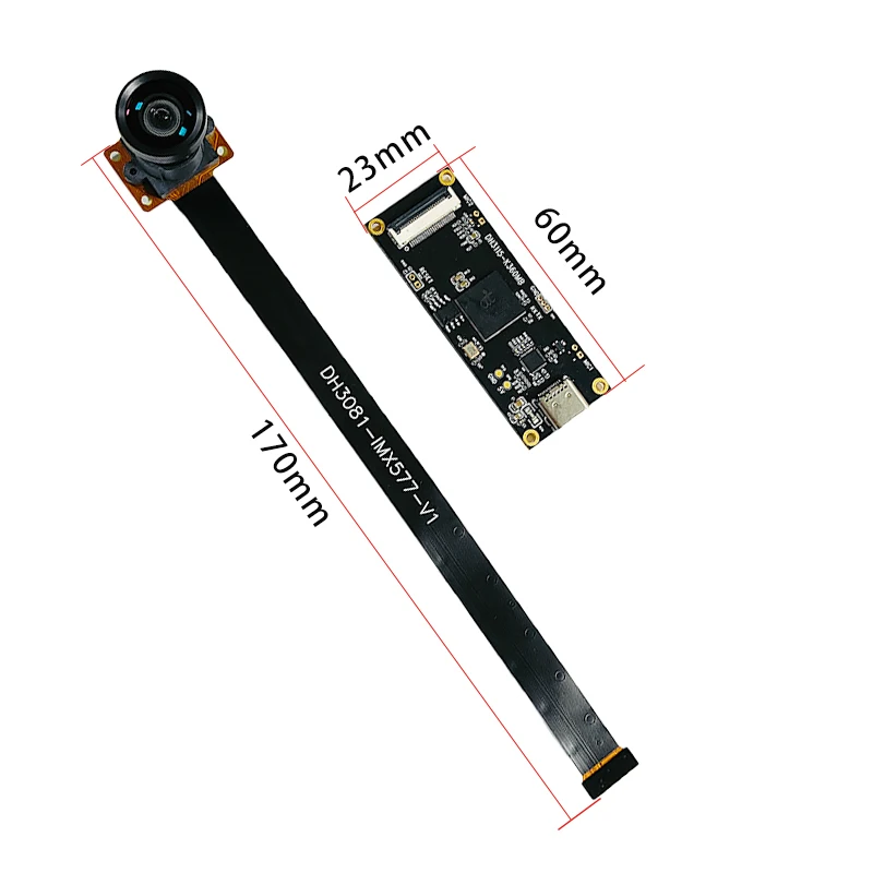 IMX577 USB3.0 HD 4000 X 3000 4K 12MP Camera Module FF 100° With Motherboard For Machine Vision Product Vision