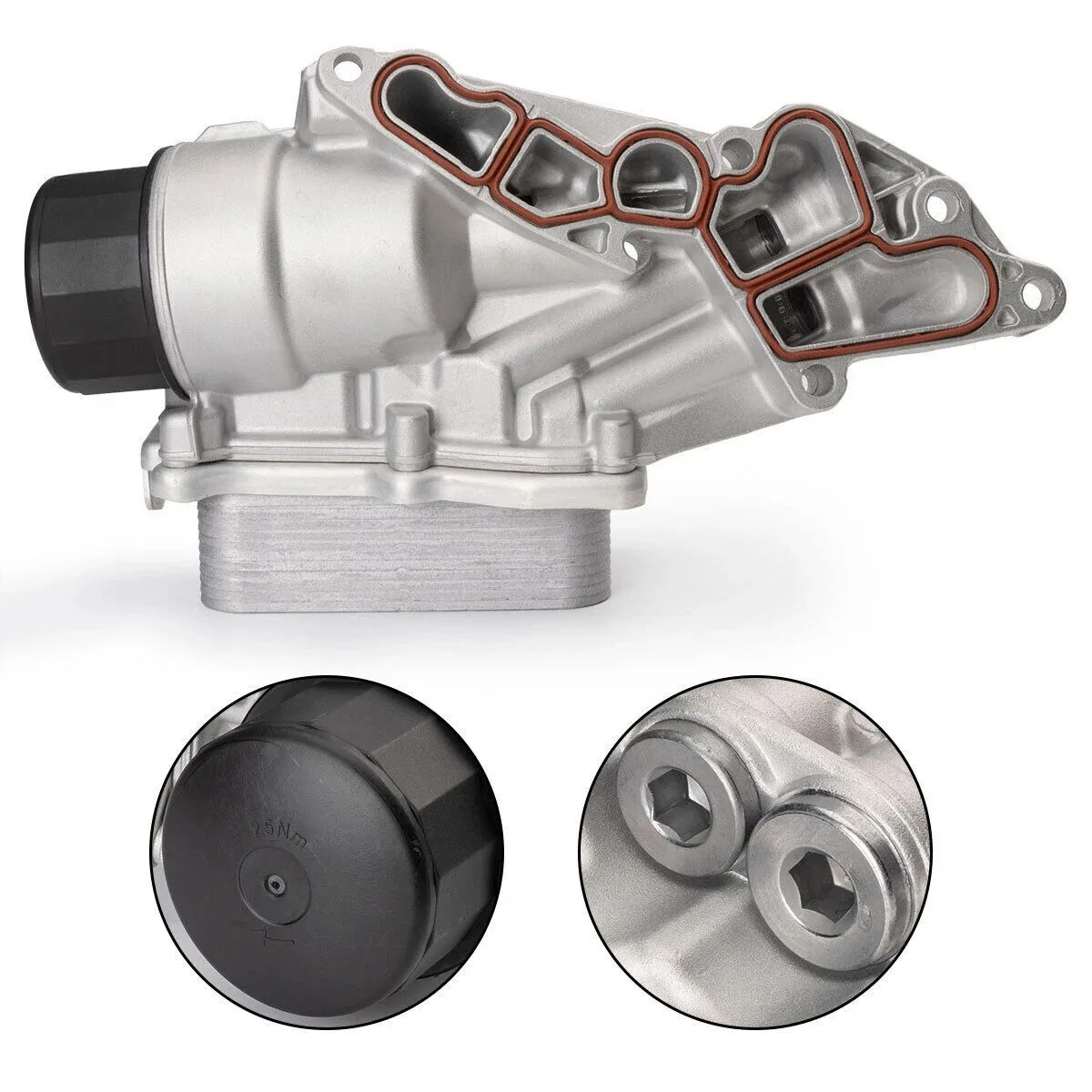 Brand New Aluminum Engine Cooler Oil Filter Housing 2721800510 for MERCEDES BENZ C280 C300 C350 E350 GLK350 ML350 SLK350 M272