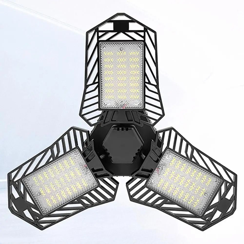 

LED Garage Light E26/E27 Light 60W LED Shop Light With 3 Adjustable Panels 6000LM Deformation Adjustable Angle Industrial Lights